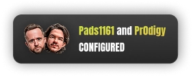 Pads1161 and Pr0digy configured